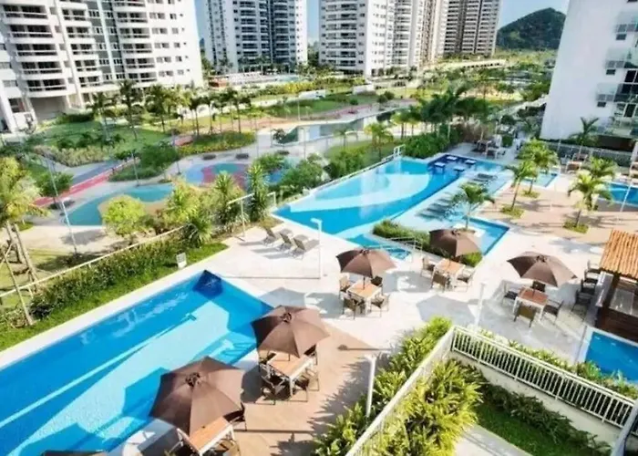 Apartamento um quarto Ilha Pura, Rio Centro, próx Parque Olímpico Rio de Janeiro